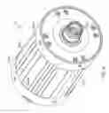 Fig. 05 - Rotating electric machine rotor pole crossover