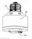 Fig. 01 - Energy-saving Modular Compact Fluorescent Lamp with A Detachable Glass Bulb Unit