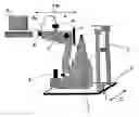 Fig. 01 - Keratometric module for coupling to slit lamps and or ocular microscopes