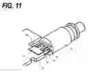 Fig. 12 - Optical transceiver using optical sub-assembly having multiple lead pins connected to the substrate by a flexible printed circuit
