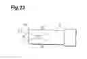 Fig. 22 - Method of making optical connector ferrule, die for making optical connector ferrule, optical connector ferrule made by this method, and optical connector and optical wiring system using the same