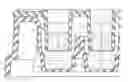 Fig. 01 - Receiver plate with multiple cross-sections