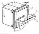 Fig. 01 - Locking and detaching mechanism for plug-in unit