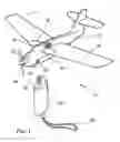 Fig. 02 - Toy airplane with foldable wings and a switch to activate a plane propeller