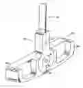 Fig. 01 - Golf putter with adjustable head and shaft angle