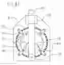 Fig. 05 - Hypocycloidal drive unit for conversion of rotary to linear motion particularly for use in fiberglass insulation production machinery