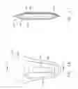 Fig. 11 - System comprising thong-shaped holder and absorbent article