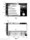 Fig. 06 - Electronic text input involving a virtual keyboard and word completion functionality on a touch-sensitive display screen