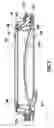 Fig. 06 - Clothes dryer reversible door assembly
