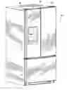 Fig. 01 - Refrigerator door with ratcheting end cap