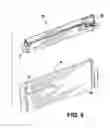 Fig. 12 - Refrigerator door with ratcheting end cap