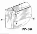 Fig. 13 - Refrigerator door with ratcheting end cap