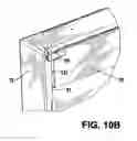 Fig. 14 - Refrigerator door with ratcheting end cap