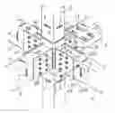 Fig. 01 - Joint structure of iron framework and coupling member for connecting rectangular steel beam to rectangular steel column