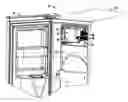 Fig. 01 - Refrigerator with improved icemaker having air flow control