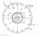 Fig. 01 - Saw blade with multiple bore sizes