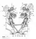 Fig. 08 - Valve drive mechanism for engine