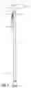 Fig. 02 - Walking cane with mechanical and magnetic pick-up devices and illumination source