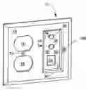 Fig. 01 - Wall plate assembly