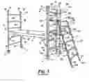 Fig. 04 - Scaffold having detachable ladder assembly