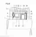 Fig. 10 - One-way clutch integrated with a rolling bearing