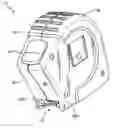 Fig. 01 - Tape measure with post reinforcing collar