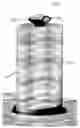 Fig. 02 - Holder for paper towel rolls with a quick-release retractable handle