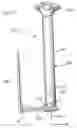 Fig. 13 - Holder for paper towel rolls with a quick-release retractable handle