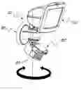 Fig. 01 - Motion detector device with rotatable focusing views and a method of selecting a specific focusing view