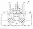Fig. 01 - MOSFET having channel in bulk semiconductor and source/drain on insulator, and method of fabrication
