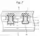 Fig. 08 - Trech-type vertical semiconductor device having gate electrode buried in rounded hump opening