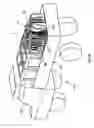 Fig. 12 - Seating apparatus for use on a vehicle having a flat carrying area