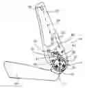 Fig. 01 - Seat back hinge mounting for a forwardly foldable motor vehicle seat