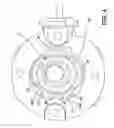 Fig. 05 - Brush assemblies with back plate providing brush support