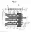 Fig. 22 - Display device having a thin film electron source array