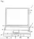Fig. 02 - Notebook-sized computer and input system of notebook-sized computer