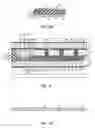 Fig. 12 - Liquid crystal display device with partition walls made of color filter layers as a dam for the light shielding material