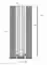 Fig. 76 - Inkjet printhead integrated circuit with optimized trace orientation