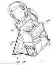 Fig. 11 - Easel back storage and carrying case