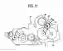 Fig. 12 - Image forming apparatus with gear arrangement for resist roller and cover