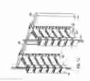 Fig. 13 - PRE-STRESSED MODULAR RETAINING WALL SYSTEM AND METHOD