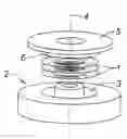 Fig. 01 - Process for manufacturing a coiled insert of coated filaments