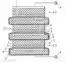 Fig. 01 - Solid oxide electrolyte fuel cell plate structure, stack and electrical power generation unit
