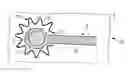 Fig. 01 - Semiconductor chip with flip chip contacts and a passivation layer with varying thickness portions surrounding contact surfaces of the semiconductor chip