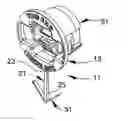 Fig. 01 - Temporary attachment apparatus for an accessory