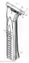 Fig. 01 - Disposable gel-dispensing razor