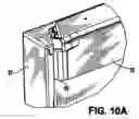 Fig. 13 - Refrigerator door having end cap with retention plug