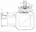 Fig. 01 - Adhesive tape applying machine for use with a stretch wrapper