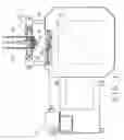 Fig. 02 - Adhesive tape applying machine for use with a stretch wrapper