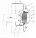 Fig. 01 - Method for producing an inner contour with an internal arbor acting on the inside wall of a workpiece